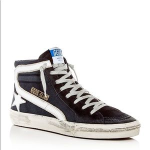 Golden goose slide high top sneaker size 38